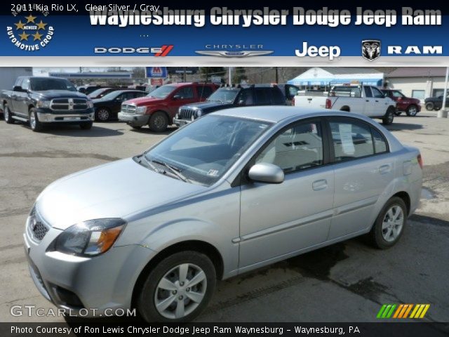 2011 Kia Rio LX in Clear Silver