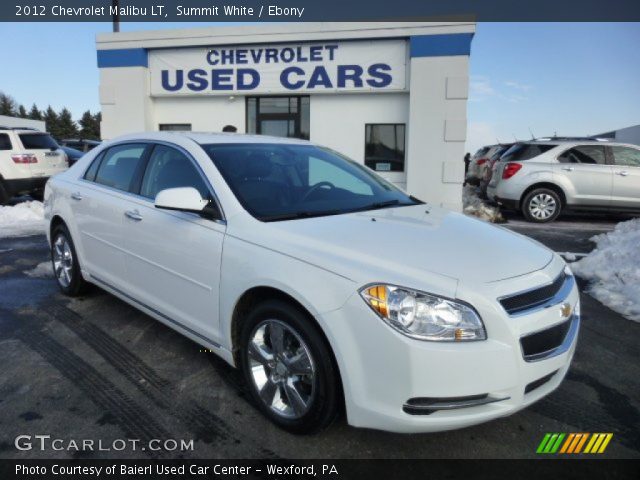 2012 Chevrolet Malibu LT in Summit White