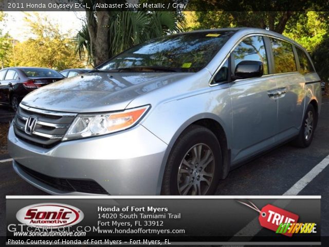2011 Honda Odyssey EX-L in Alabaster Silver Metallic