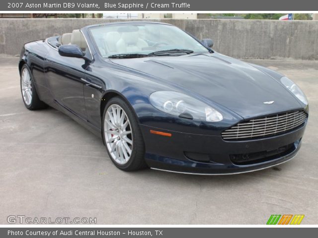 2007 Aston Martin DB9 Volante in Blue Sapphire