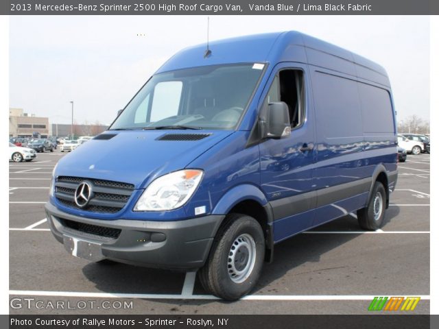 2013 Mercedes-Benz Sprinter 2500 High Roof Cargo Van in Vanda Blue