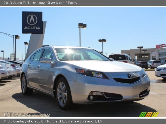2013 Acura TL Technology in Silver Moon