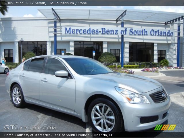 2009 Infiniti G 37 Sedan in Liquid Platinum