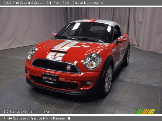2012 Mini Cooper S Coupe in Chili Red