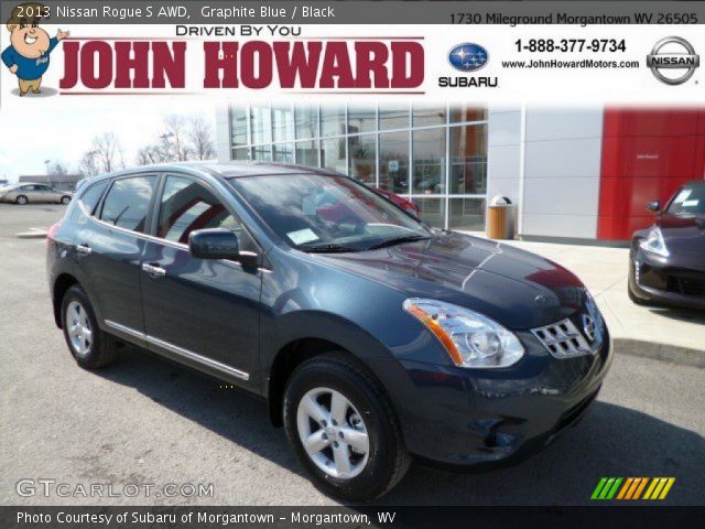 2013 Nissan Rogue S AWD in Graphite Blue