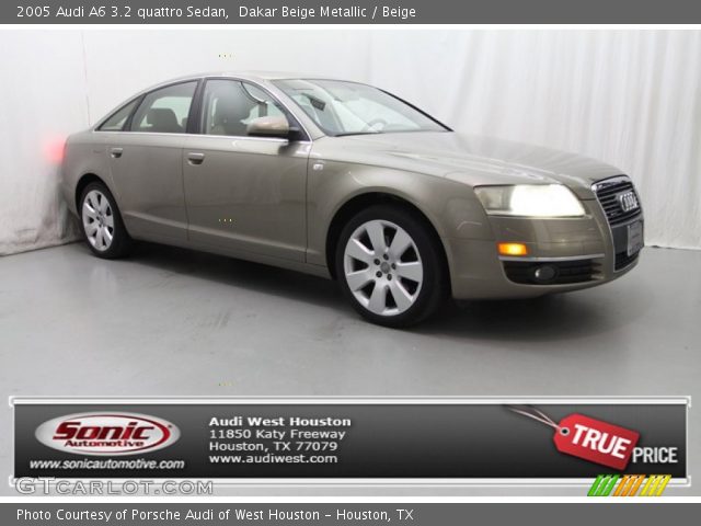 2005 Audi A6 3.2 quattro Sedan in Dakar Beige Metallic