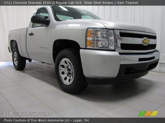 2011 Chevrolet Silverado 1500 LS Regular Cab 4x4 in Sheer Silver Metallic