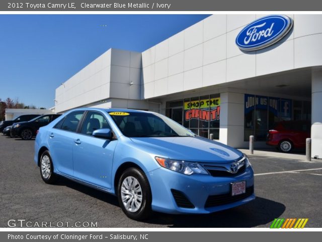 2012 Toyota Camry LE in Clearwater Blue Metallic