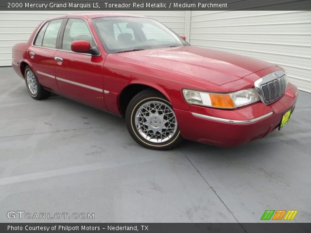 2000 Mercury Grand Marquis LS in Toreador Red Metallic