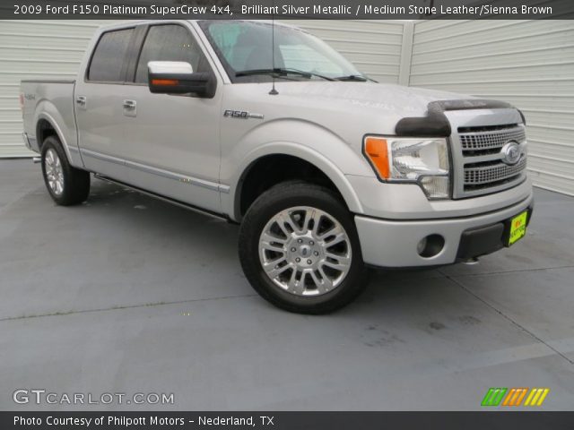 2009 Ford F150 Platinum SuperCrew 4x4 in Brilliant Silver Metallic