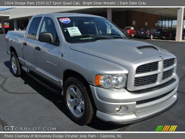 2004 Dodge Ram 1500 SLT Sport Quad Cab in Bright Silver Metallic