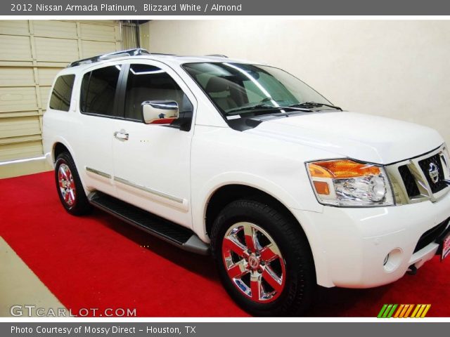 2012 Nissan Armada Platinum in Blizzard White