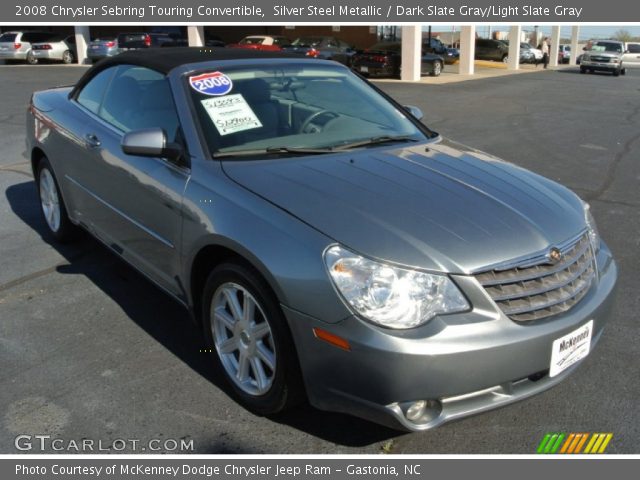 2008 Chrysler Sebring Touring Convertible in Silver Steel Metallic
