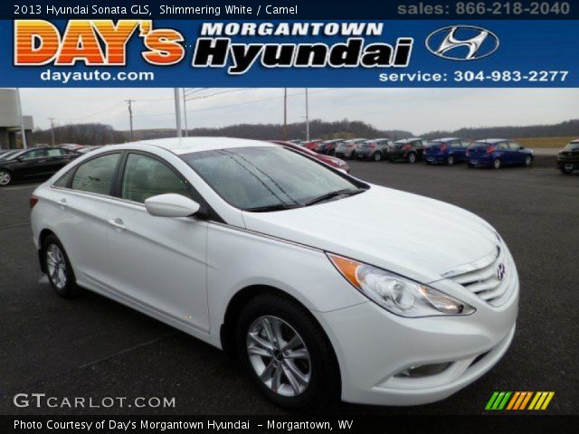 2013 Hyundai Sonata GLS in Shimmering White