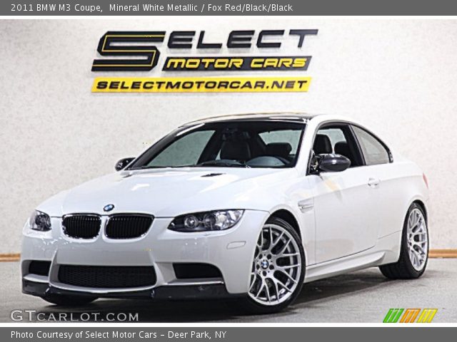 2011 BMW M3 Coupe in Mineral White Metallic