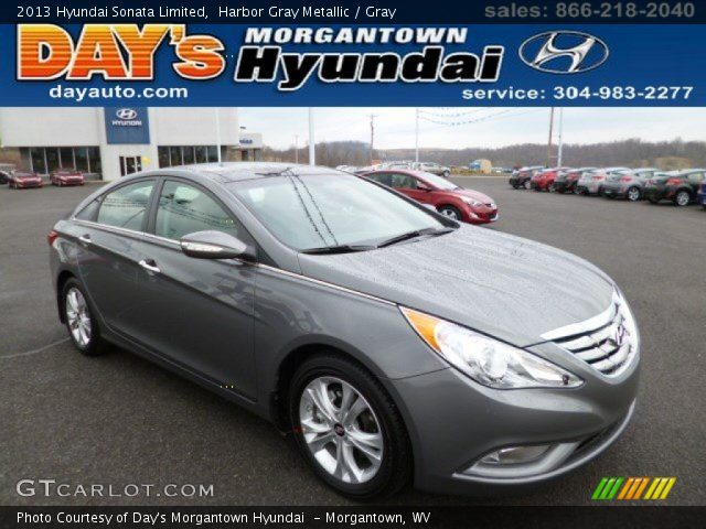 2013 Hyundai Sonata Limited in Harbor Gray Metallic