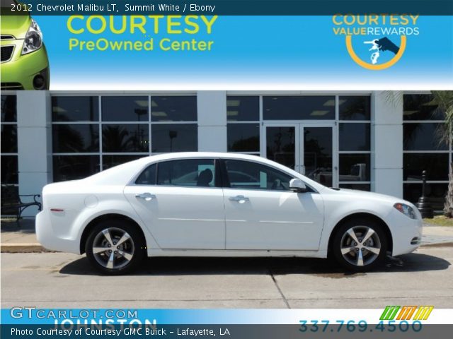 2012 Chevrolet Malibu LT in Summit White
