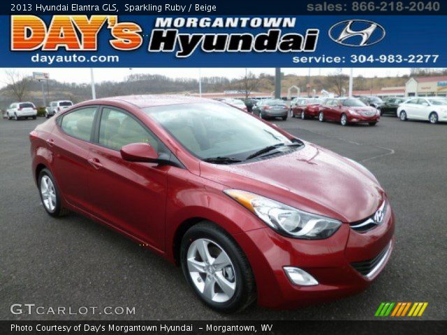 2013 Hyundai Elantra GLS in Sparkling Ruby