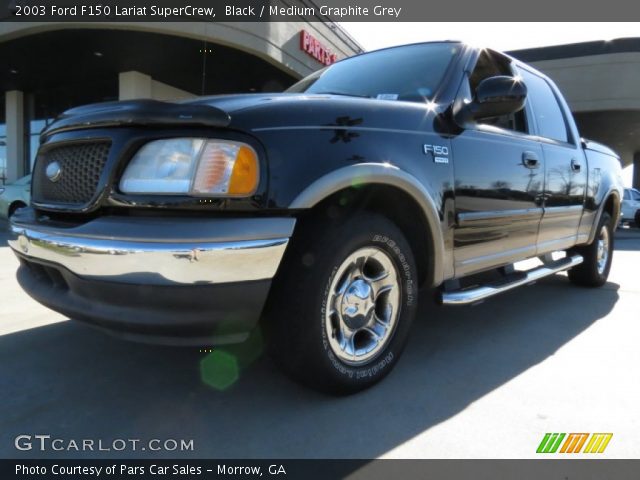 2003 Ford F150 Lariat SuperCrew in Black