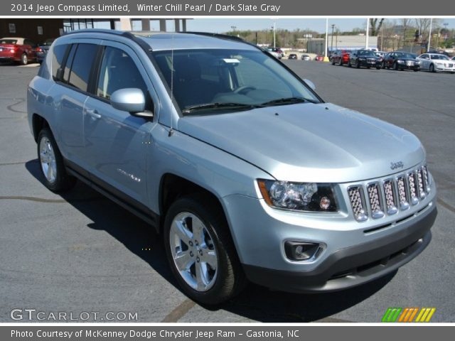 2014 Jeep Compass Limited in Winter Chill Pearl