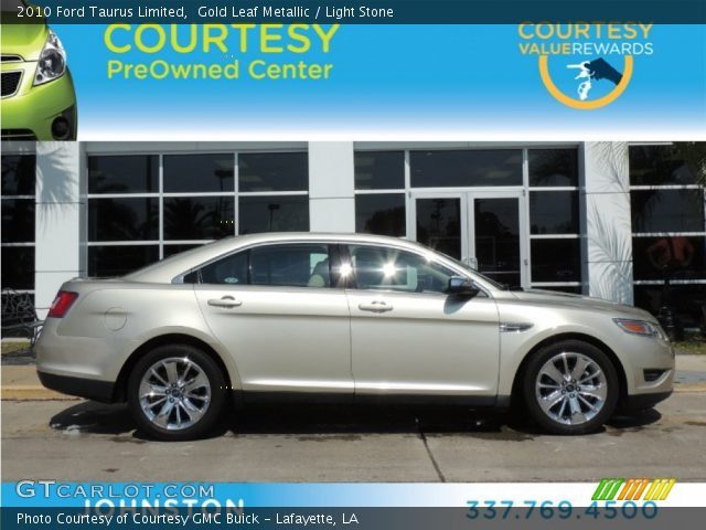 2010 Ford Taurus Limited in Gold Leaf Metallic