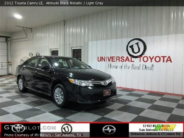 2012 Toyota Camry LE in Attitude Black Metallic