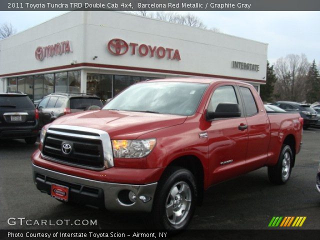 2011 Toyota Tundra TRD Double Cab 4x4 in Barcelona Red Metallic