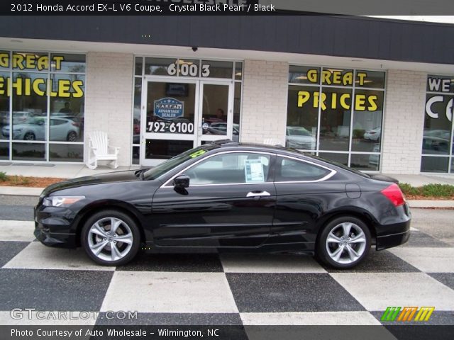 2012 Honda Accord EX-L V6 Coupe in Crystal Black Pearl