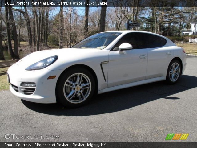 2012 Porsche Panamera 4S in Carrara White