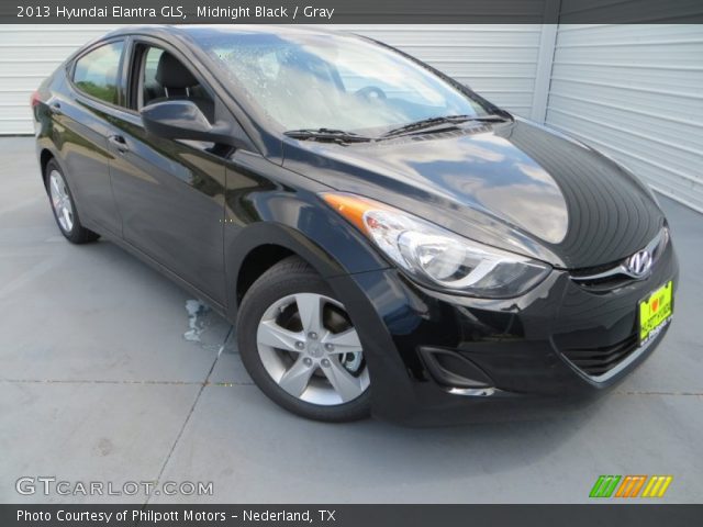 2013 Hyundai Elantra GLS in Midnight Black