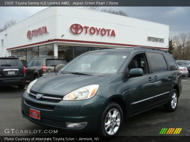 2005 Toyota Sienna XLE Limited AWD in Aspen Green Pearl