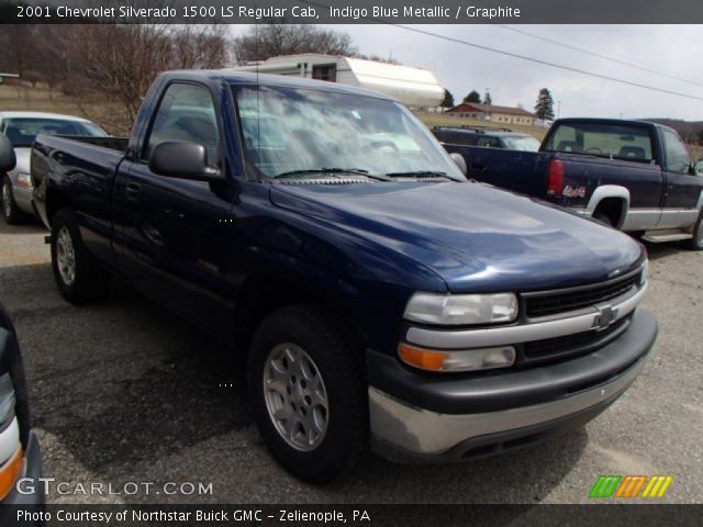 2001 Chevrolet Silverado 1500 LS Regular Cab in Indigo Blue Metallic