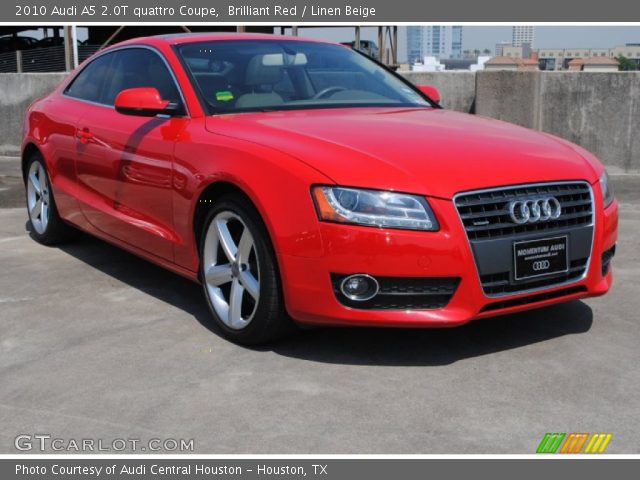 2010 Audi A5 2.0T quattro Coupe in Brilliant Red