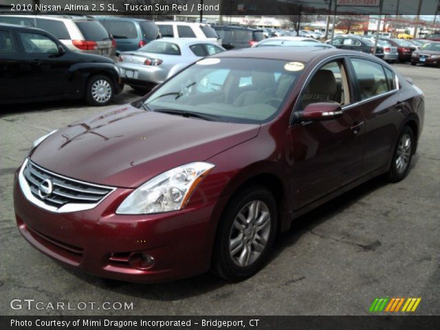 2010 Nissan Altima 2.5 SL in Tuscan Sun Red