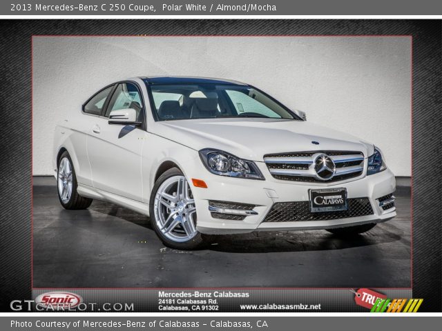 2013 Mercedes-Benz C 250 Coupe in Polar White