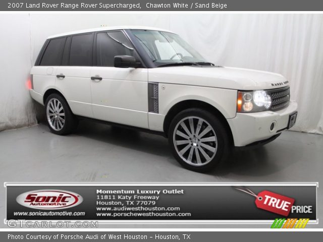 2007 Land Rover Range Rover Supercharged in Chawton White