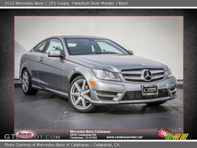 2013 Mercedes-Benz C 250 Coupe in Palladium Silver Metallic