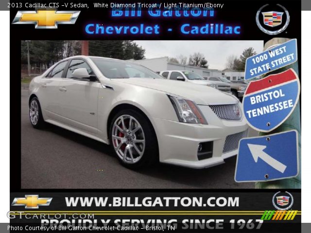 2013 Cadillac CTS -V Sedan in White Diamond Tricoat