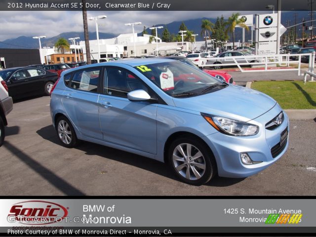 2012 Hyundai Accent SE 5 Door in Clearwater Blue