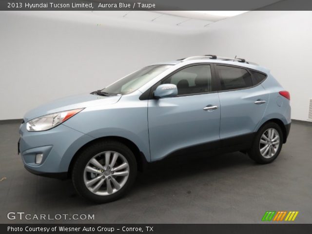 2013 Hyundai Tucson Limited in Aurora Blue