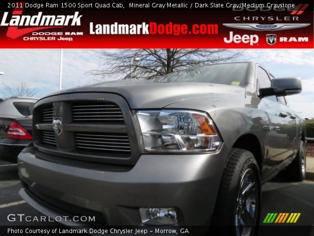 2011 Dodge Ram 1500 Sport Quad Cab in Mineral Gray Metallic