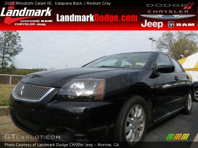 2010 Mitsubishi Galant FE in Kalapana Black