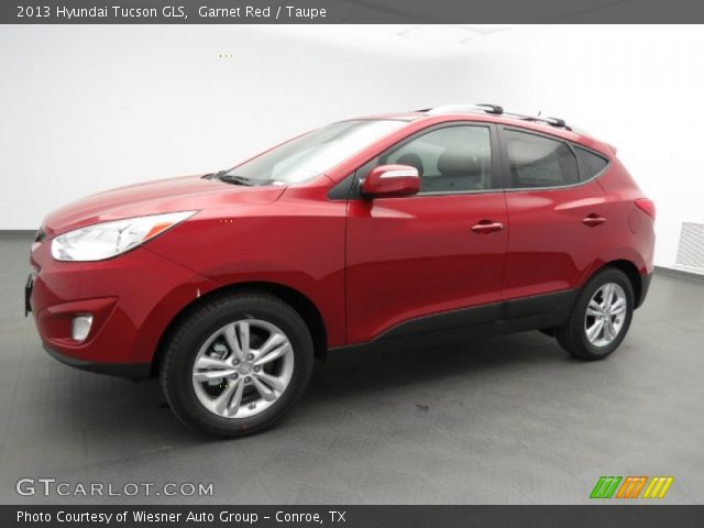 2013 Hyundai Tucson GLS in Garnet Red