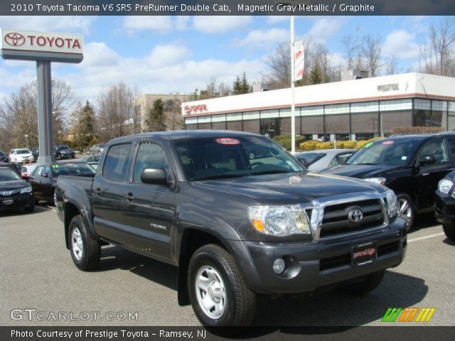 2010 Toyota Tacoma V6 SR5 PreRunner Double Cab in Magnetic Gray Metallic
