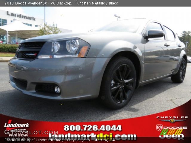 2013 Dodge Avenger SXT V6 Blacktop in Tungsten Metallic
