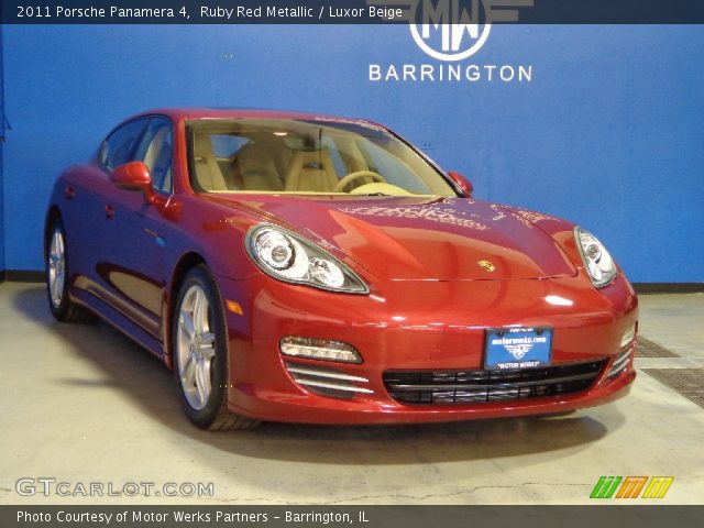 2011 Porsche Panamera 4 in Ruby Red Metallic