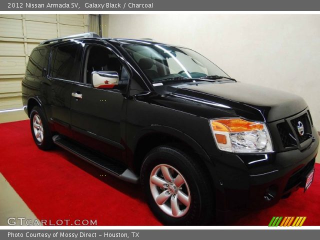 2012 Nissan Armada SV in Galaxy Black