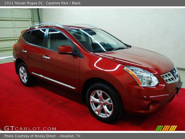 2011 Nissan rogue cayenne red #4