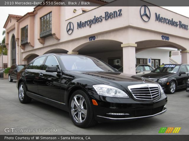 2010 Mercedes-Benz S 550 Sedan in Black