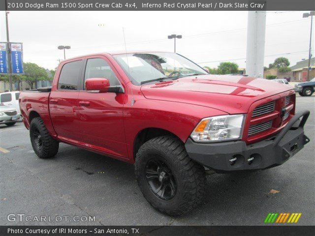 2010 Dodge Ram 1500 Sport Crew Cab 4x4 in Inferno Red Crystal Pearl